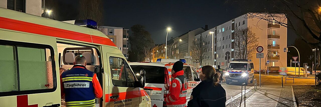 Helfer der SEG Betreuung im Einsatz